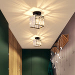 Stonel Modern Metal/Crystal Ceiling Light, 3 Colors - Lamp Outdoor