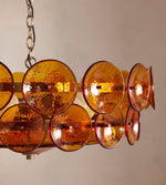 Aurora Chandelier Murano Glass Disc Vintage - Lamp Outdoor