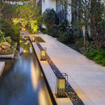 Floral Brown Stainless Steel Garden Light Waterproof Outdoor Lighting - Lamp Outdoor