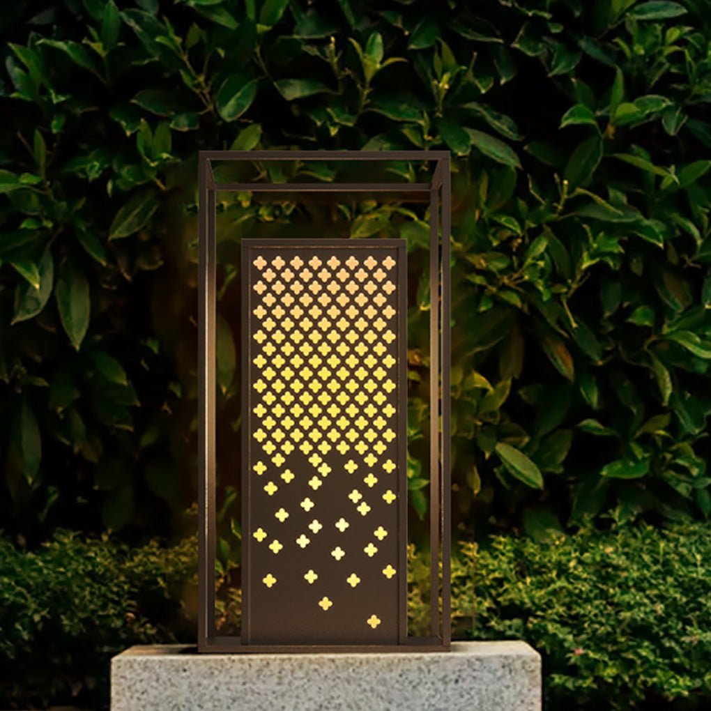 Floral Brown Stainless Steel Garden Light Waterproof Outdoor Lighting - Lamp Outdoor