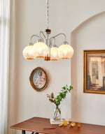 Ulliria Nordic Art Flower Walnut Glass Chandelier - Lamp Outdoor