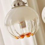 Ulliria Nordic Art Flower Walnut Glass Chandelier - Lamp Outdoor