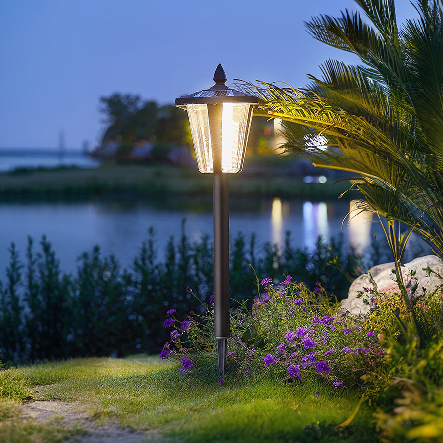 Lawn Stakes For Lights Solar-Powered LED Waterproof - Lamp Outdoor