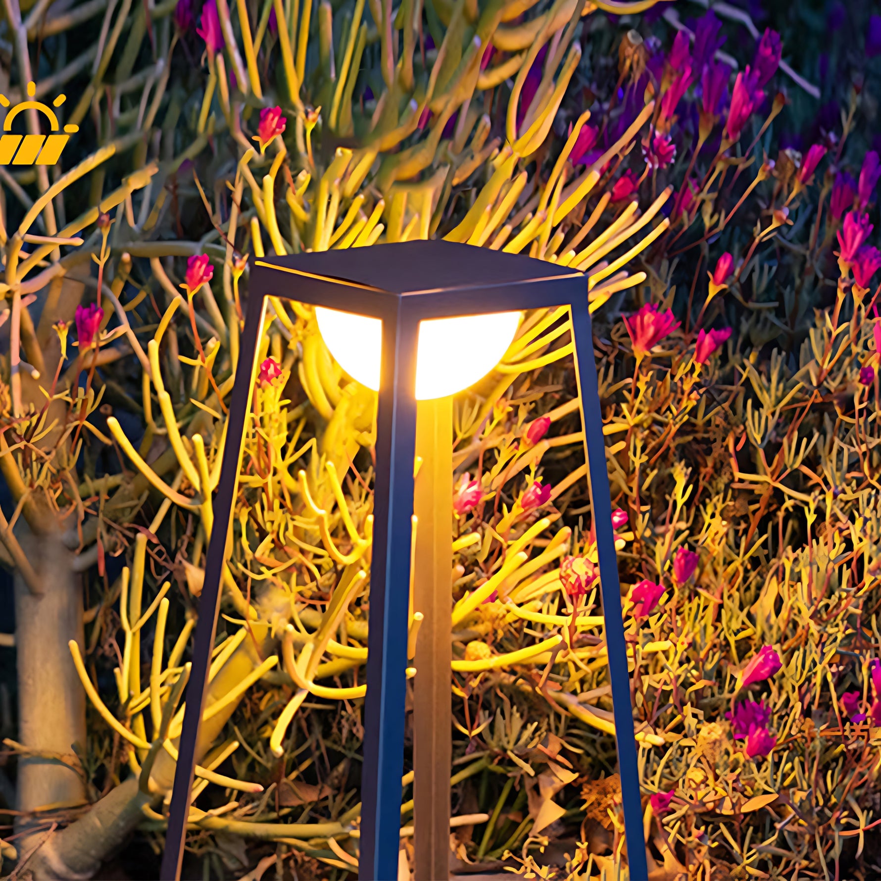 Waterproof Metal Frame Outdoor Floor Lamp - Lamp Outdoor