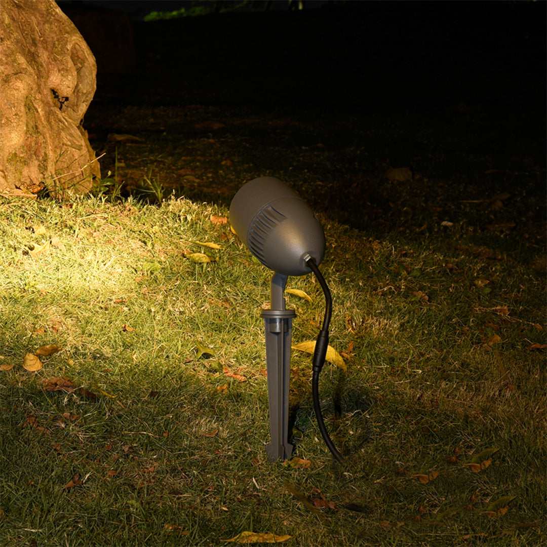 Flood LED Plug in Outdoor Spotlight Minimalist Style - Lamp Outdoor