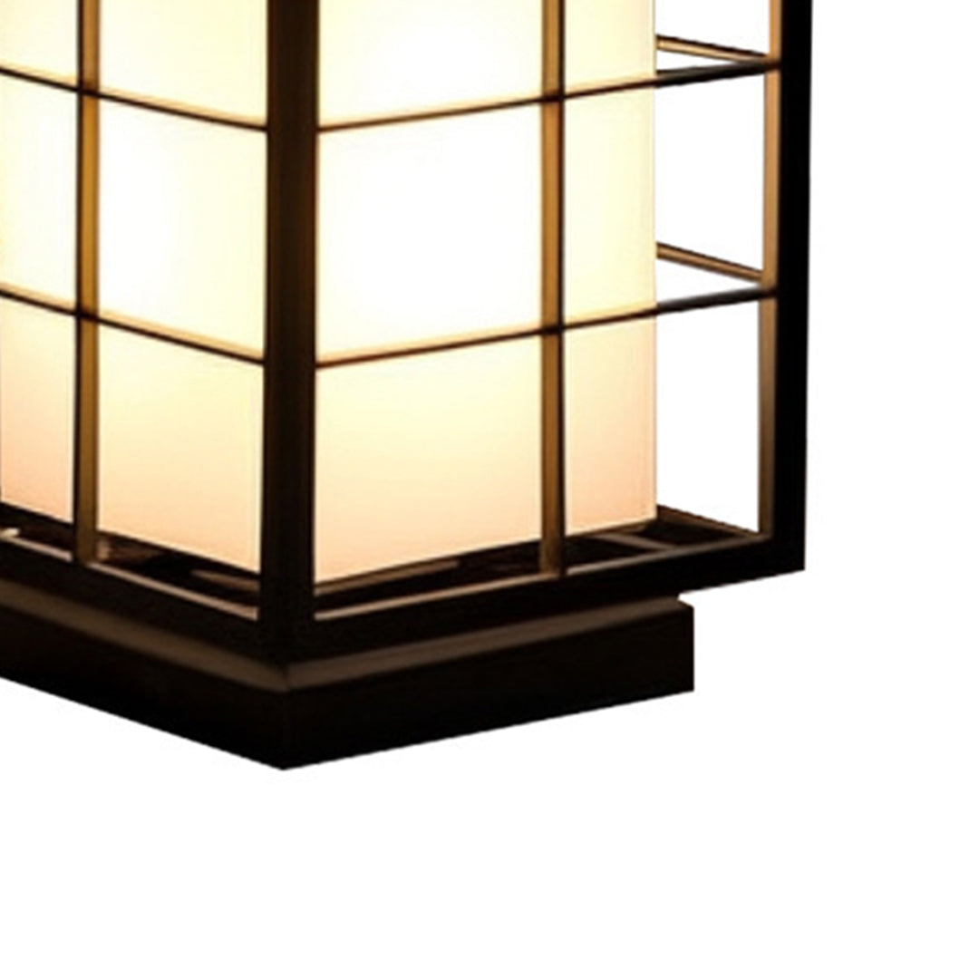 Black Modern Floor Lamp Waterproof Stainless Steel - Lamp Outdoor