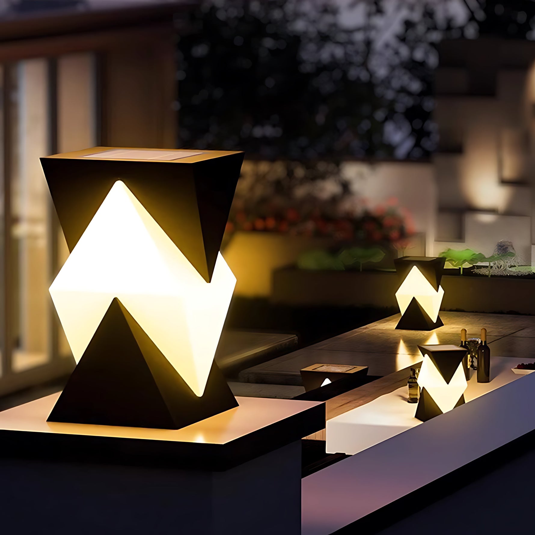 Waterproof Special Shaped Piller Light Modern Style - Lamp Outdoor