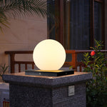 Waterproof Modern Outdoor Pillar Lights with PE Lampshade - Lamp Outdoor
