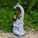 Resin Garden Solar Animal Lights - Lamp Outdoor
