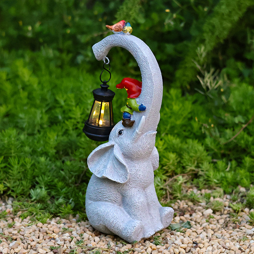 Resin Garden Solar Animal Lights - Lamp Outdoor