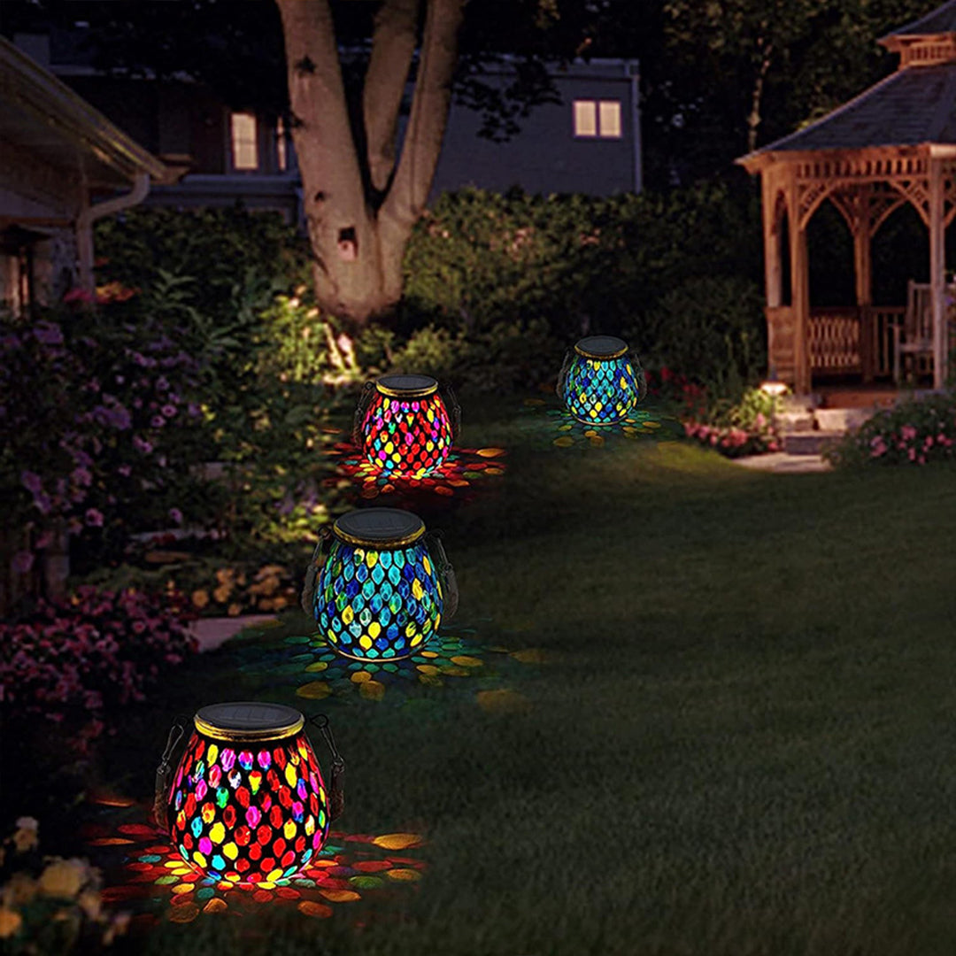 Solar colored landscape lights Waterproof Decorative - Lamp Outdoor