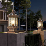 Vintage Lantern Pillar Lights European-style - Lamp Outdoor