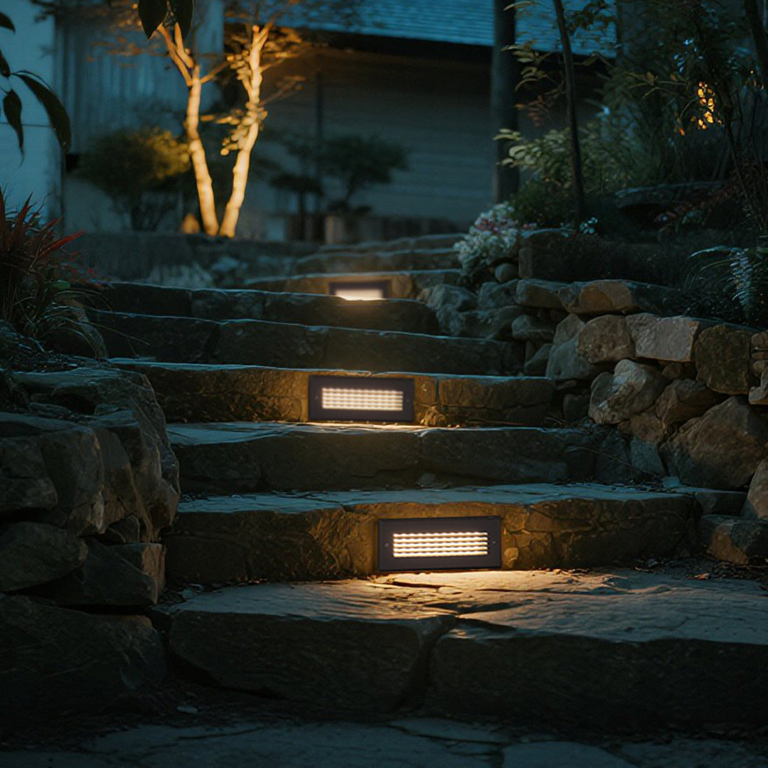 Outdoor LED Step Lights Minimalist Style - Lamp Outdoor