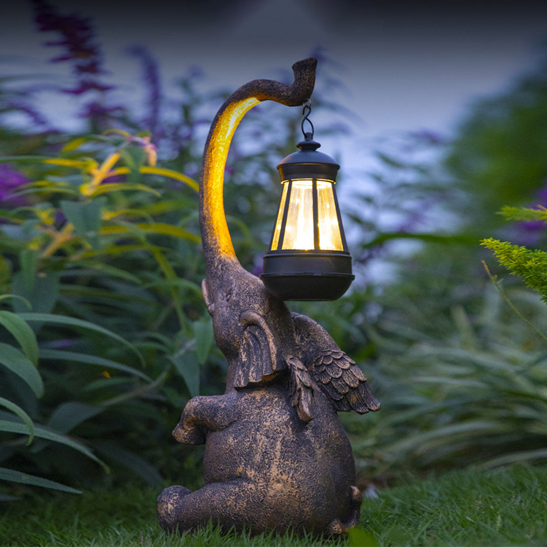Resin Garden Solar Animal Lights - Lamp Outdoor