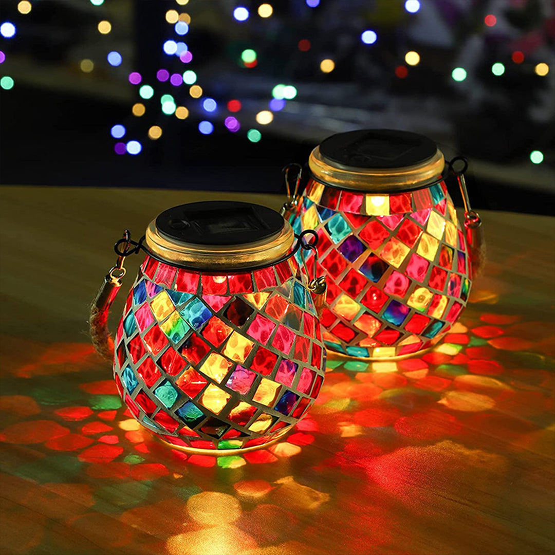 Solar colored landscape lights Waterproof Decorative - Lamp Outdoor