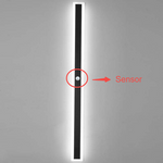 Arisha Radiation Linear Metal Acrylic Outdoor Wall Lamp Garden Corridor - Lamp Outdoor