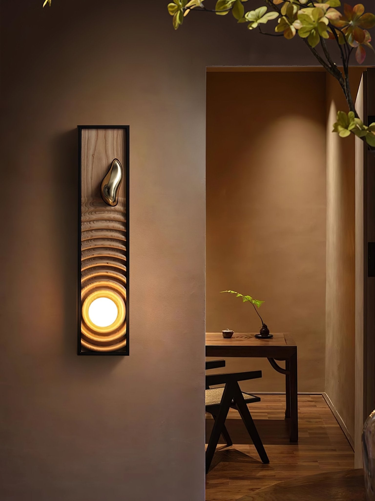 Caleb Vintage Wood Wall Lamp - Lamp Outdoor