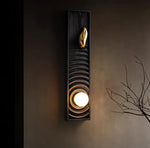 Caleb Vintage Wood Wall Lamp - Lamp Outdoor