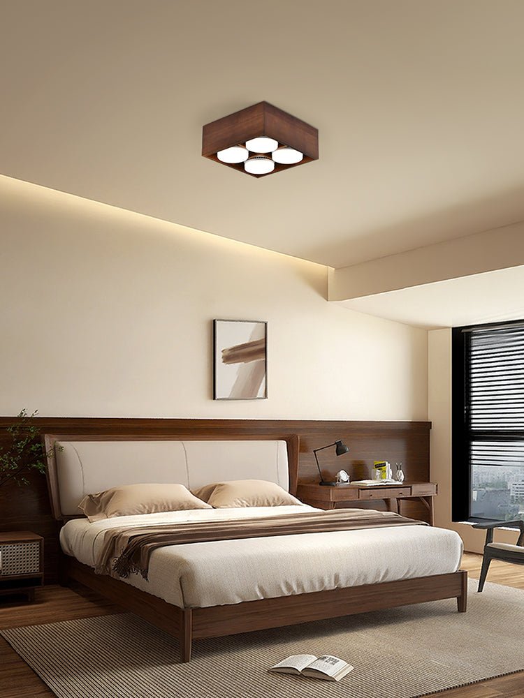 Eliza Minimalist Wood Ceiling Light - Lamp Outdoor