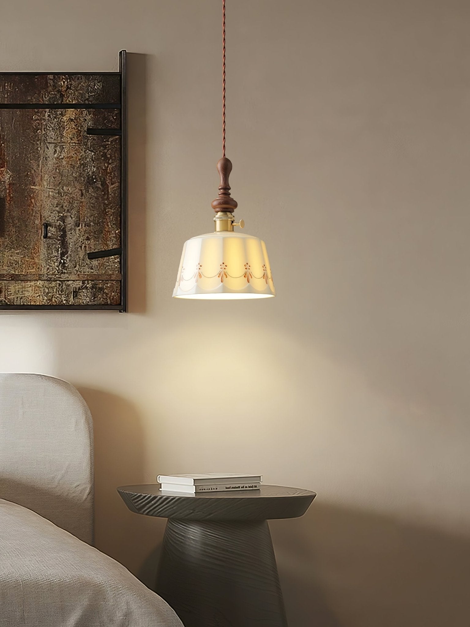 Roselind Ceramic Pendant Light - Lamp Outdoor