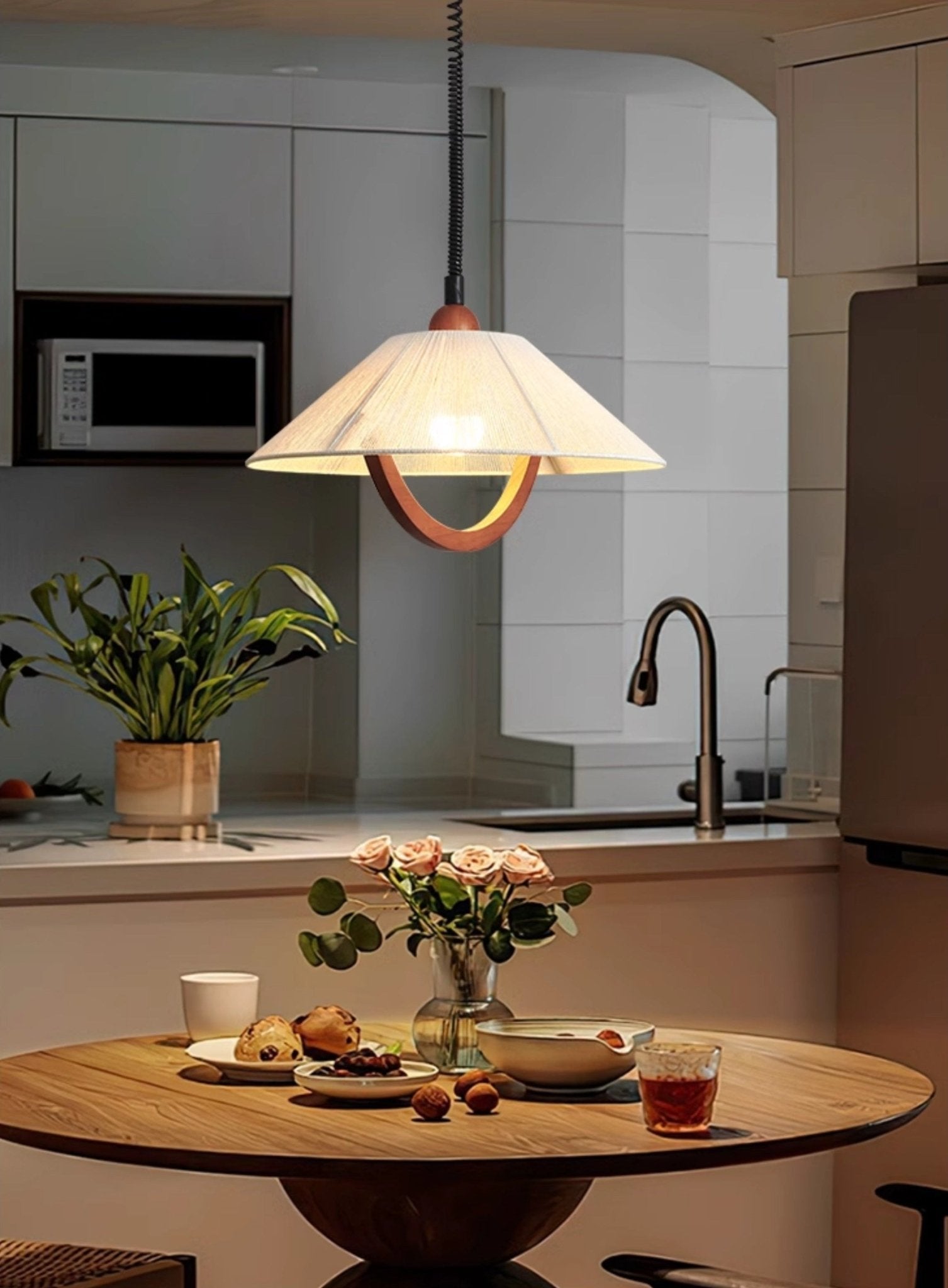 Eleanor Minimalist Metal Pendant Light - Lamp Outdoor