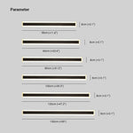 Arisha Radiation Linear Metal Acrylic Outdoor Wall Lamp Garden Corridor - Lamp Outdoor