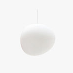 Elun Sleek Minimalist Floating Egg-shaped Glass Pendant Light - Lamp Outdoor