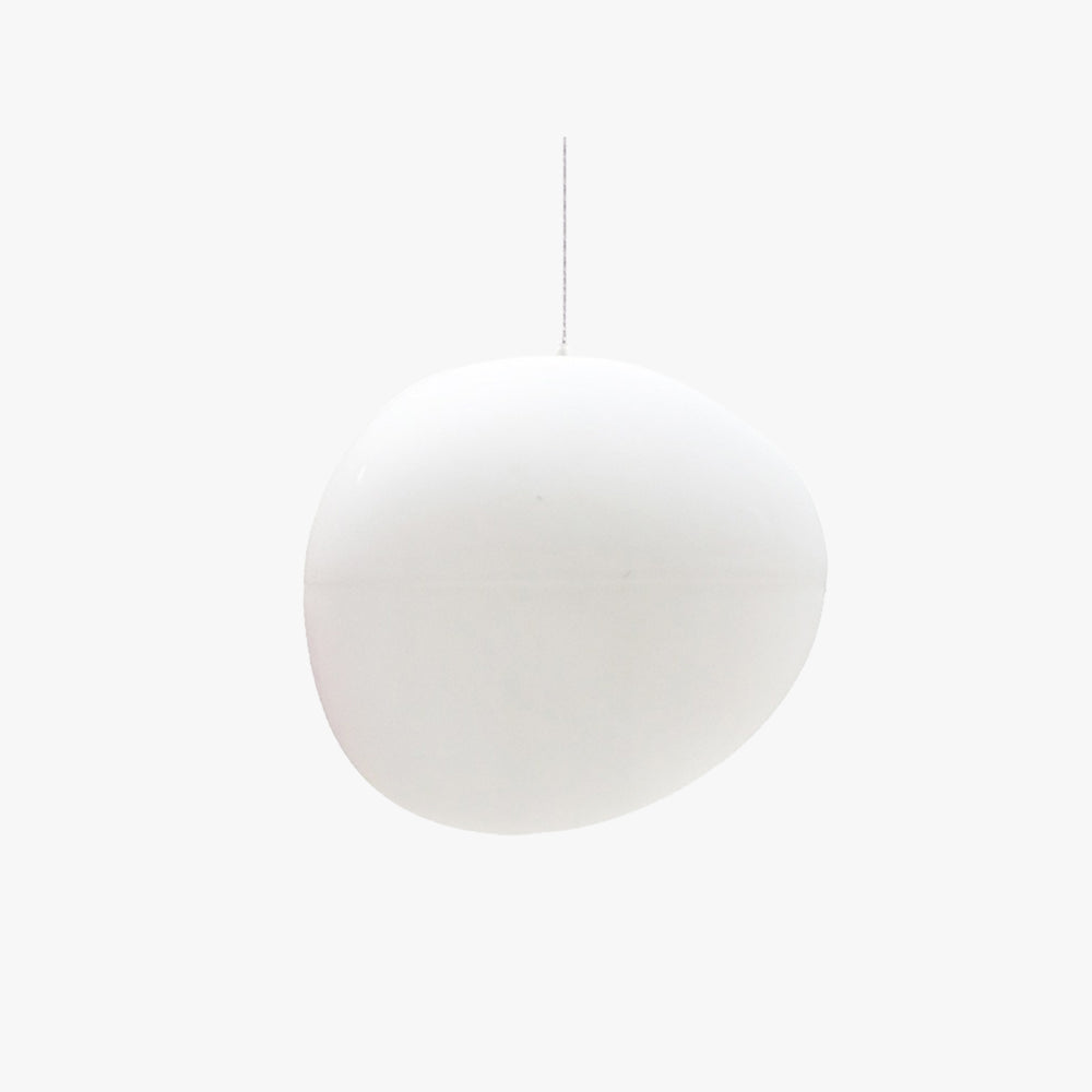 Elun Sleek Minimalist Floating Egg-shaped Glass Pendant Light - Lamp Outdoor