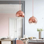 Brina Frosted Balloon Pendant Light Gradient - Lamp Outdoor