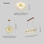 Kalia Vintage Pendant Light Dandelion firework - Lamp Outdoor