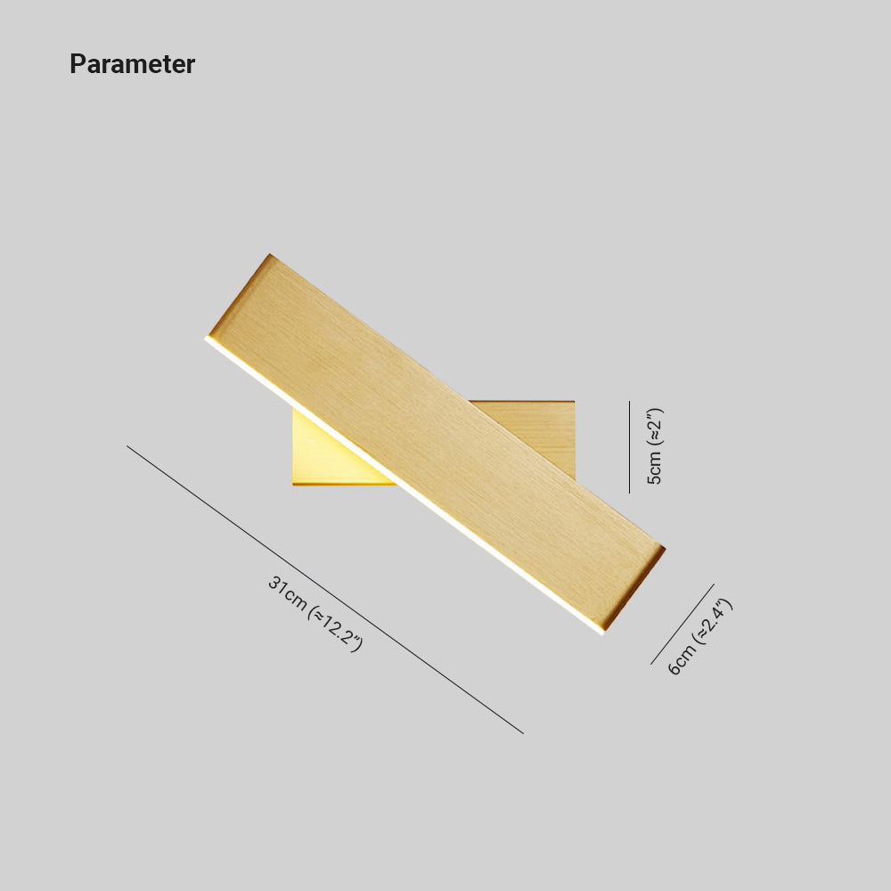Kaya Rectangular Rotatable Wall Lamp - Lamp Outdoor