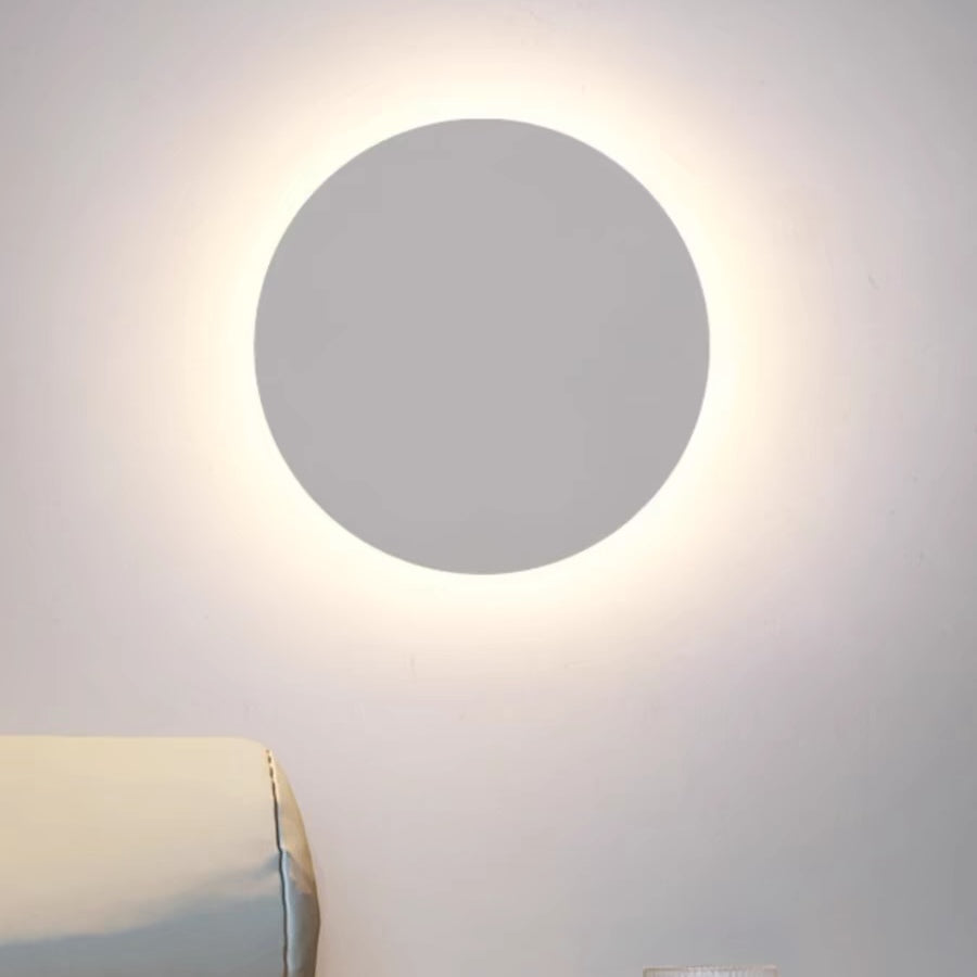 Klyne Minimalist Round/Square Outdoor Wall Lamp LED, Black/White - Lamp Outdoor