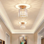 Stonel Modern Metal/Crystal Ceiling Light, 3 Colors - Lamp Outdoor