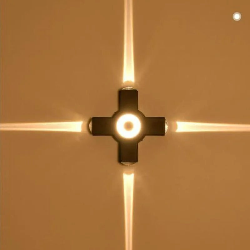 Ray Modern Waterproof Minimalist LED Outdoor Wall Lamp Metal Acrylic Garden Corridor - Lamp Outdoor