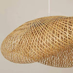 Rinwa Natural Pendant Light for Dining Room/Kitchen Island, Bamboo - Lamp Outdoor