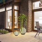 Ray Modern Globe Solar Rechargeable Outdoor Floor Lamp - Lamp Outdoor