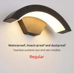 Ray Nordic Arc Metal LED Outdoor Wall Lamp - Lamp Outdoor