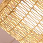 Ritta Vintage Lantern Rattan Floor Lamp, Hardwired/Solar, - Lamp Outdoor