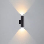 Ray Minimalist Double-headed LED Outdoor Wall Lamp Metal Glass Garden Corridor - Lamp Outdoor