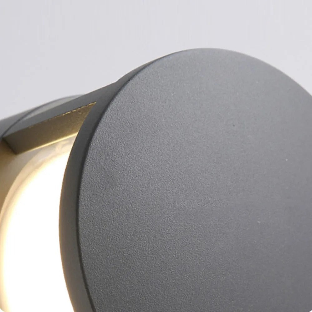 Ray Modern Metal Cylindrical Outdoor Bollard Light - Lamp Outdoor