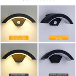 Ray Nordic Arc Metal LED Outdoor Wall Lamp - Lamp Outdoor