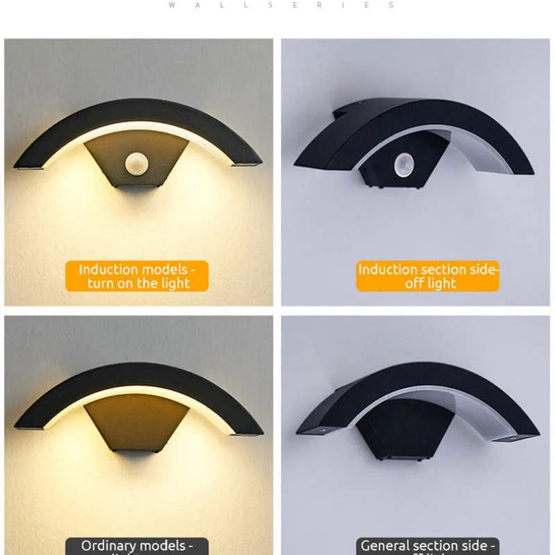 Ray Nordic Arc Metal LED Outdoor Wall Lamp - Lamp Outdoor