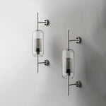 Kiri Industrial Classy Global Clear Glass Wall Lamp - Lamp Outdoor