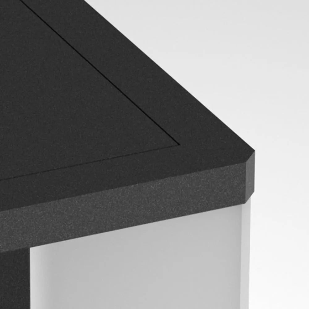 Aria Modern Square Metal Outdoor Light Post - Lamp Outdoor