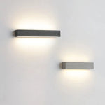 Arisha Modern Design Rectangular LED Outdoor Wall Lamp Garden Courtyard Corridor - Lamp Outdoor