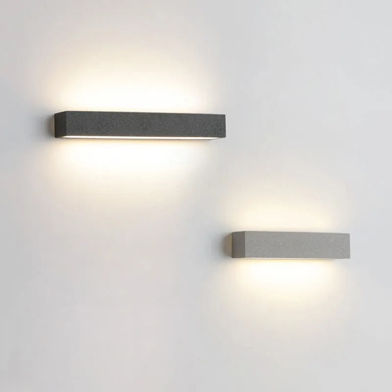 Arisha Modern Design Rectangular LED Outdoor Wall Lamp Garden Courtyard Corridor - Lamp Outdoor