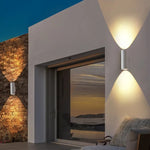 Ray Minimalist Cylindrical LED Outdoor Wall Lamp Cement Garden Corridor - Lamp Outdoor
