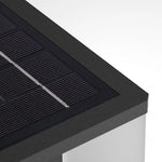 Aria Modern Square Metal Outdoor Light Post - Lamp Outdoor