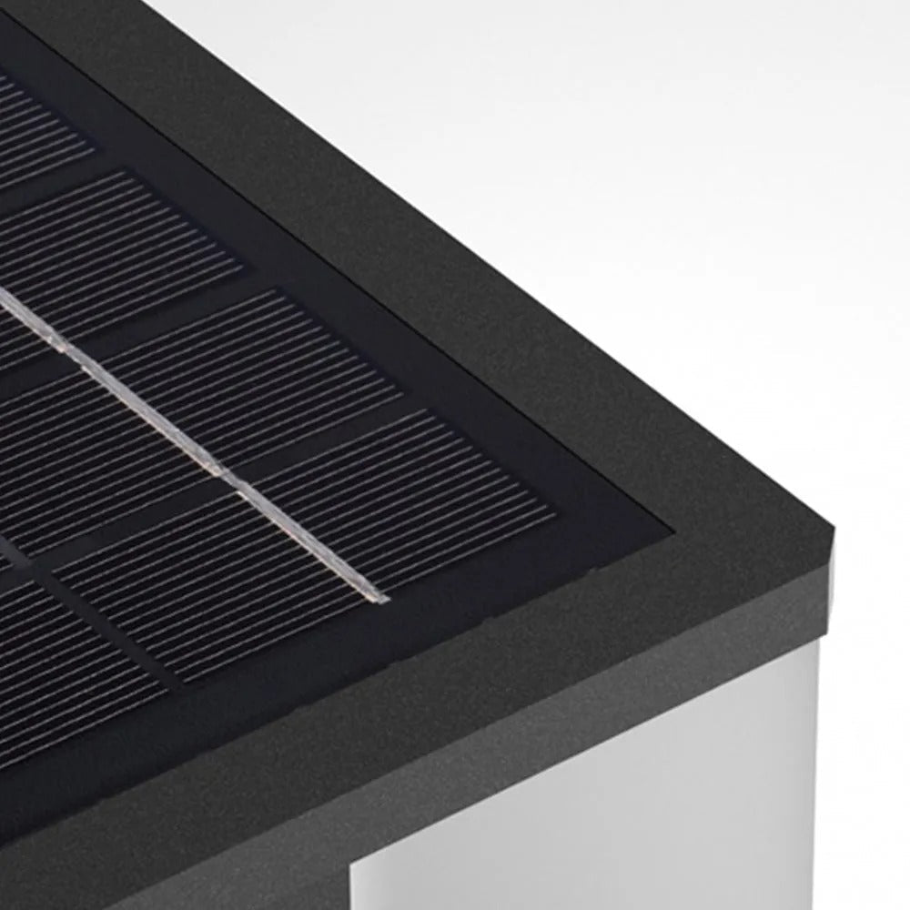 Aria Modern Square Metal Outdoor Light Post - Lamp Outdoor