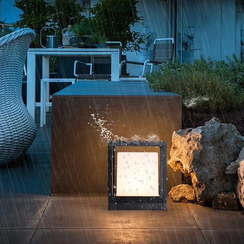 Ray Modern Rectangular Metal Outdoor Lamps - Lamp Outdoor